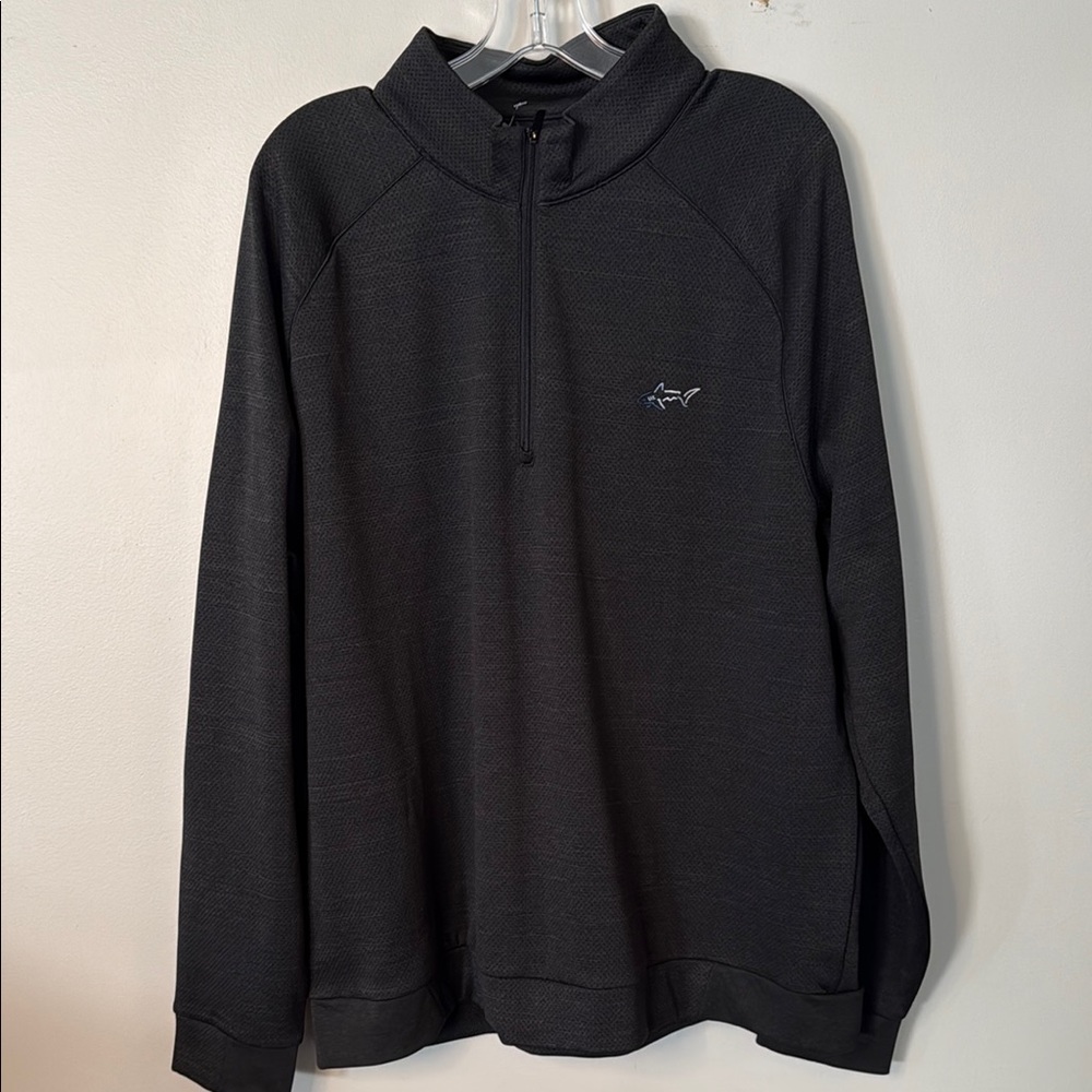 Greg Norman Cozy Shark Quarter Zip Pullover - Picture 3 of 7